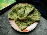 芹菜叶鸡蛋饼