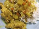 咖喱鸡腿饭