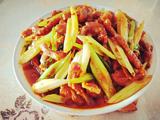 芹菜牛肉丝