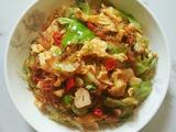 包菜炒粉丝