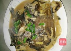 红烧鼓眼鱼（木叶鲽）的做法图解6