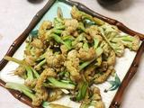有机菜花炒肉