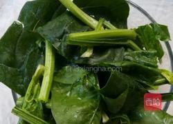 菠菜小煎饼的做法图解1