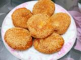 芝麻南瓜饼