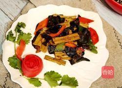 木耳炒腐竹的做法图解9