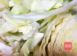 圆白菜炒粉丝的做法图解2