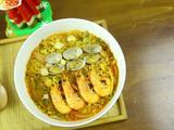 韩式辣海鲜面