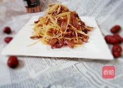 土豆丝炒肉的做法图解6