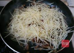 土豆丝炒肉的做法图解4