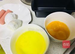 三色蒸蛋的做法图解1