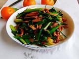 蒜苗肉丝