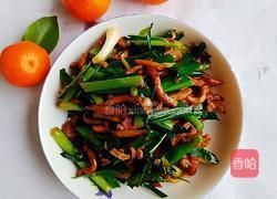 蒜苗肉丝的做法图解11