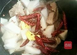 羊蝎子炖萝卜的做法图解8