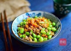 肉末炒毛豆的做法图解10