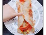 手抓饼卷饼（营养丰富的快手早餐?）