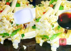 鸡蛋炒腐竹的做法图解11