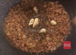 家常肉沫炒菜心的做法图解3