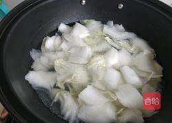 醋溜白菜片的做法图解3