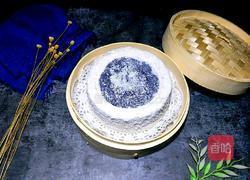 青花瓷米粉蒸糕的做法图解12