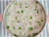 猪肝青菜粥 (宝宝辅食）