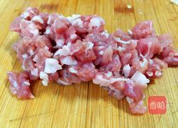 肉末炒黄豆的做法图解2