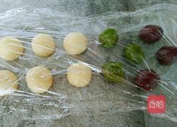 多彩麻薯蛋黄酥的做法图解7