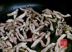 肉丝炒韭菜的做法图解4