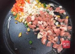 薯条蛋包饭（薯条蛋包培根炒饭）的做法图解6