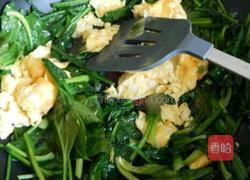 菠菜炒鸡蛋的做法图解6