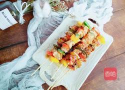 平底锅版彩椒鸡肉串的做法图解9