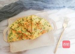 虾肉韭菜煎饼的做法图解10