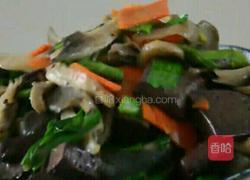 蘑菇汇猪血的做法图解9