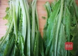 素扒油麦菜的做法图解3