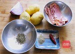 香草培根薯角的做法图解1