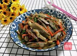 黑平菇炒香干的做法图解7