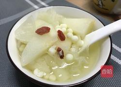 茨实银耳雪梨汤的做法图解4