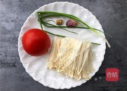 酸汁金针菇的做法图解1