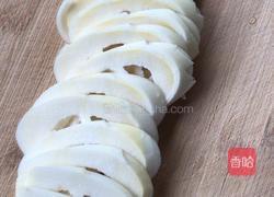 （蒸菜）腊肠蒸雷笋的做法图解3