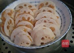 蒸鸡胸肉藕夹的做法图解7