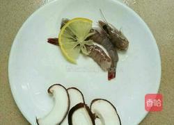 香菇虾仁蒸蛋的做法图解2