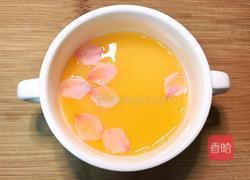 桃花鸡蛋羹的做法图解7