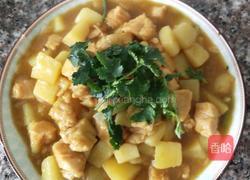 咖喱鸡胸肉炖土豆的做法图解7