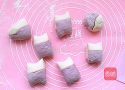紫薯双色包子的做法图解13