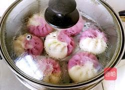 紫薯双色包子的做法图解20