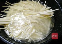 油菜蛋炒面的做法图解4