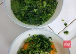 香菜鸡蛋卷的做法图解3