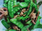 荷兰豆炒瘦肉