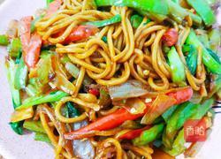 豆角焖面的做法图解4