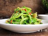 辣椒酱拌生菜