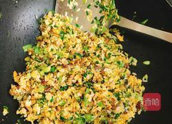 青菜肉沫蛋炒饭的做法图解4